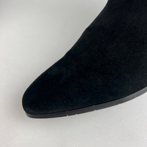 Aquatalia Womens Reeta Ankle Boots Black Weatherproof Suede Leather size 8 - Picture 10 of 16